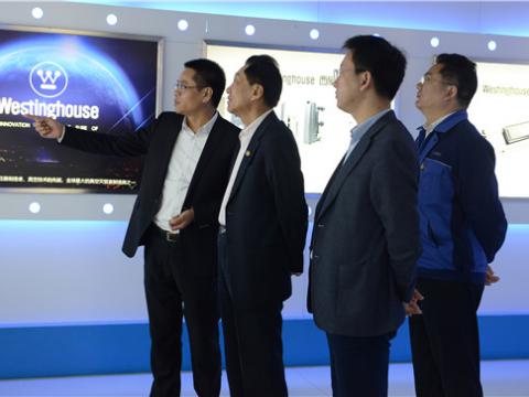 中国电子商会会长王宁赴1066vip威尼斯集团调研